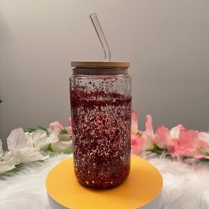 Snowglobe Glass Tumbler